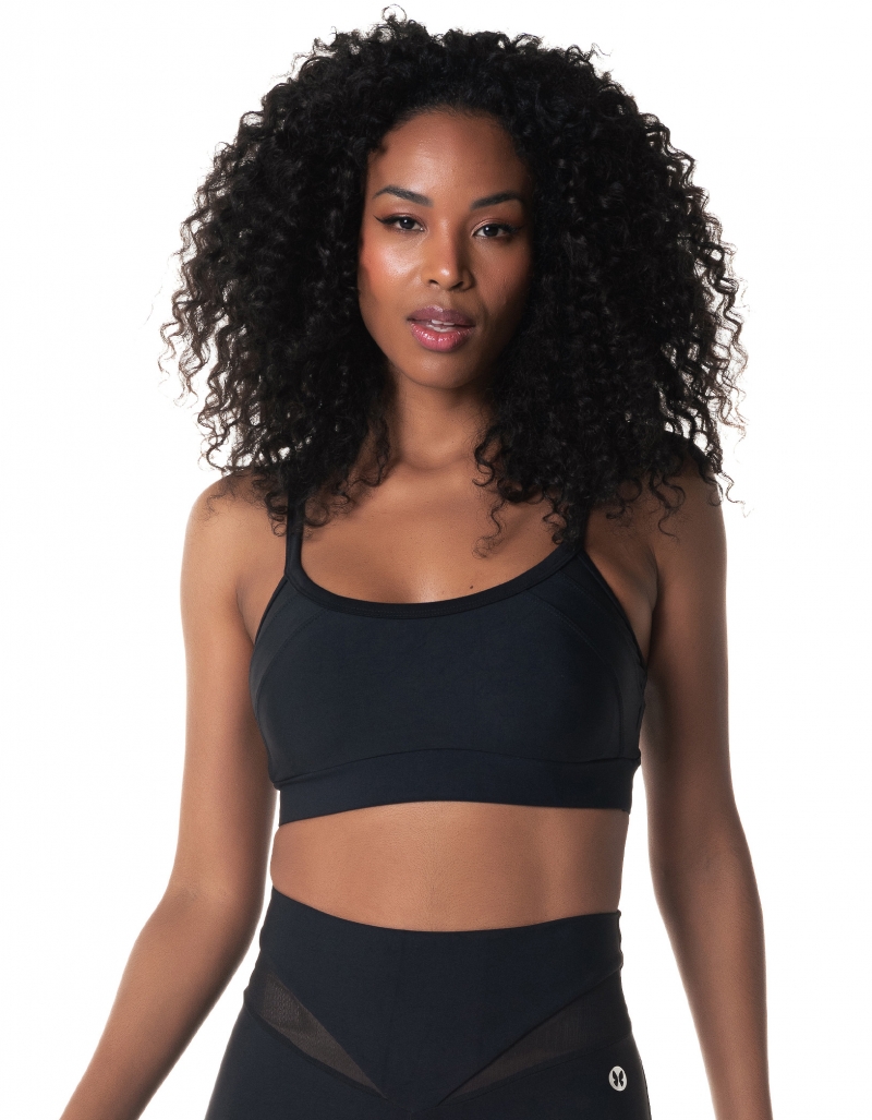 Vestem - Sports bra Aerobic Black - TOP1002.I24.C0002