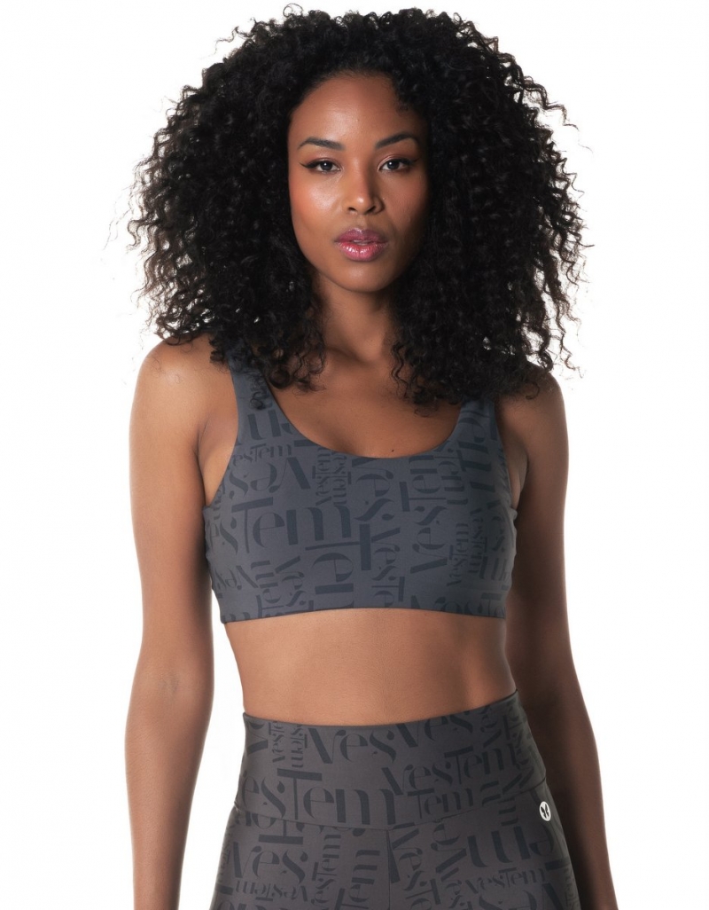 Vestem - Sports bra Embolden Vestem Urban logo - TOP1007.I24.E1267.I24