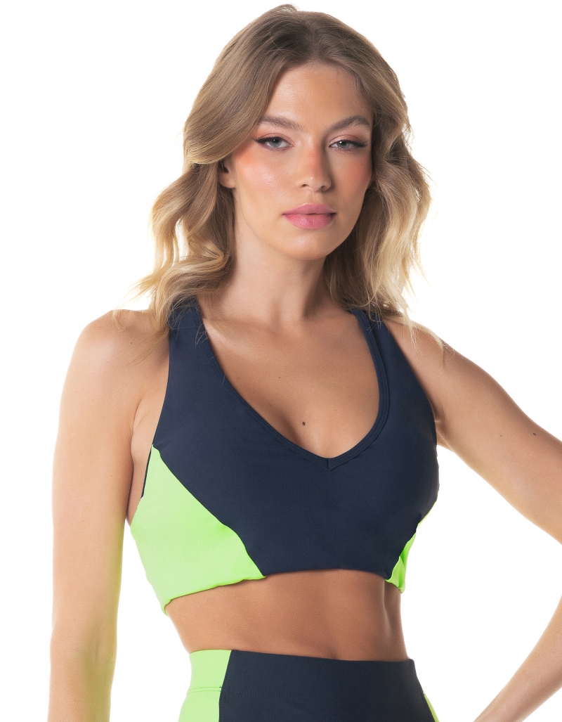 Vestem - Sports bra Glimmer Navy Dark - TOP1014.I24.C0173