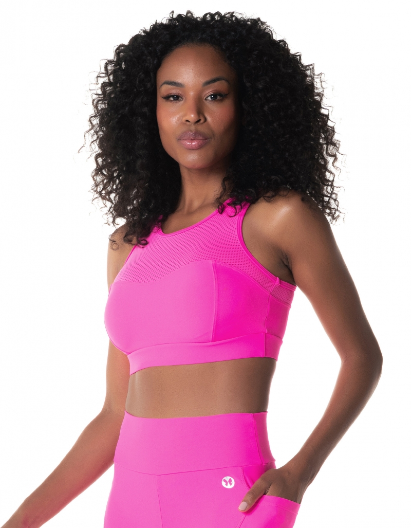 Vestem - Sports bra Elementary Pink Neon - TOP1017.I24.C0003