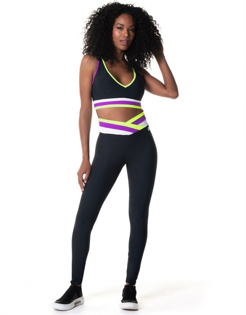 Vestem - Sports bra Groove Black - TOP1030.I24.C0002