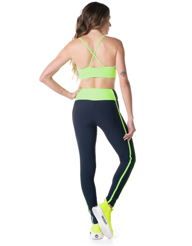 Vestem - Sports bra Yoga Neon Green - TOP1032.I24.C0041