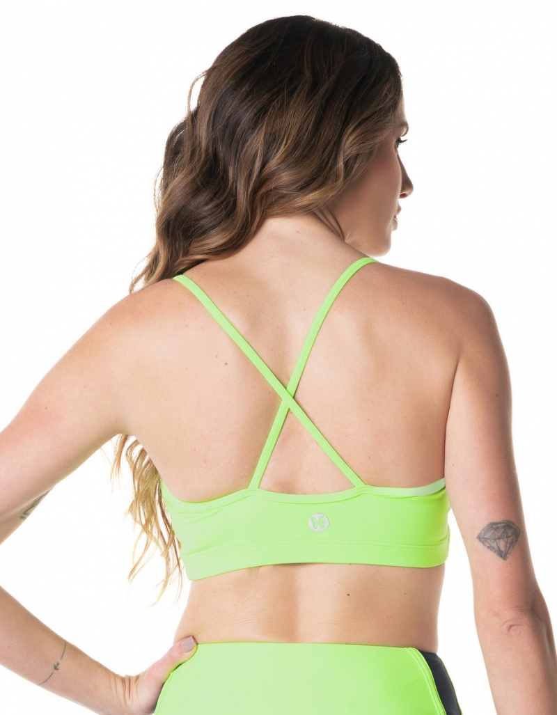 Vestem - Sports bra Yoga Neon Green - TOP1032.I24.C0041