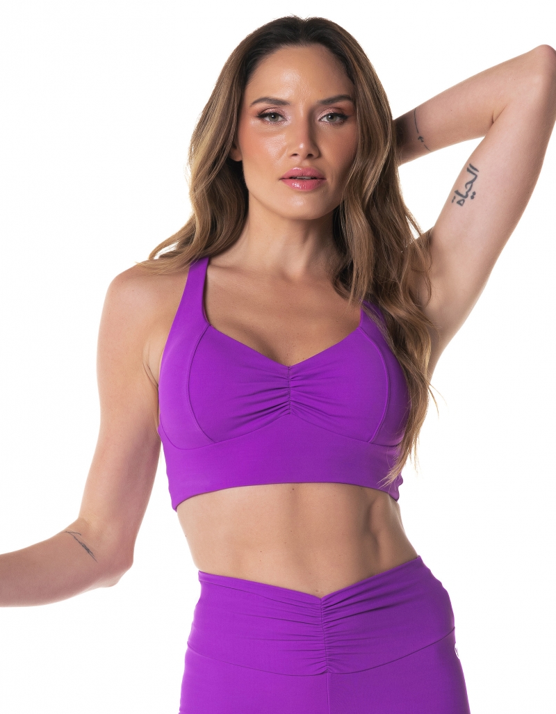 Vestem - Sports bra Emerald Fuchsia - TOP1037.I24.C0433