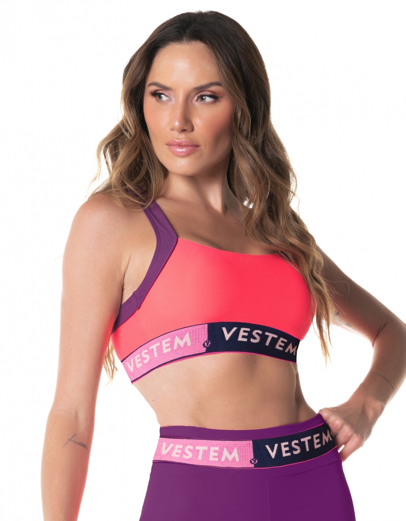 Vestem - Sports bra Energy Gym Pink Electra - TOP993.I24.C0428