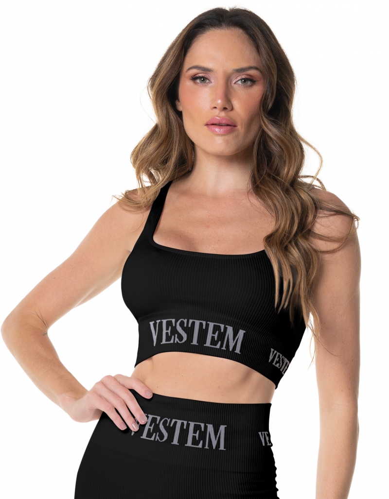 Vestem - Sports bra Elis Black - TOP997.I24.C0002