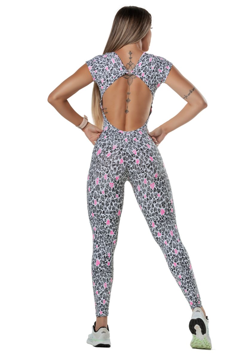 Garotafit - Valentina Printed Jumpsuit - MAC106E39