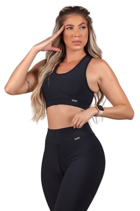 Garotafit - Top Hungria Preto - TOB80AG