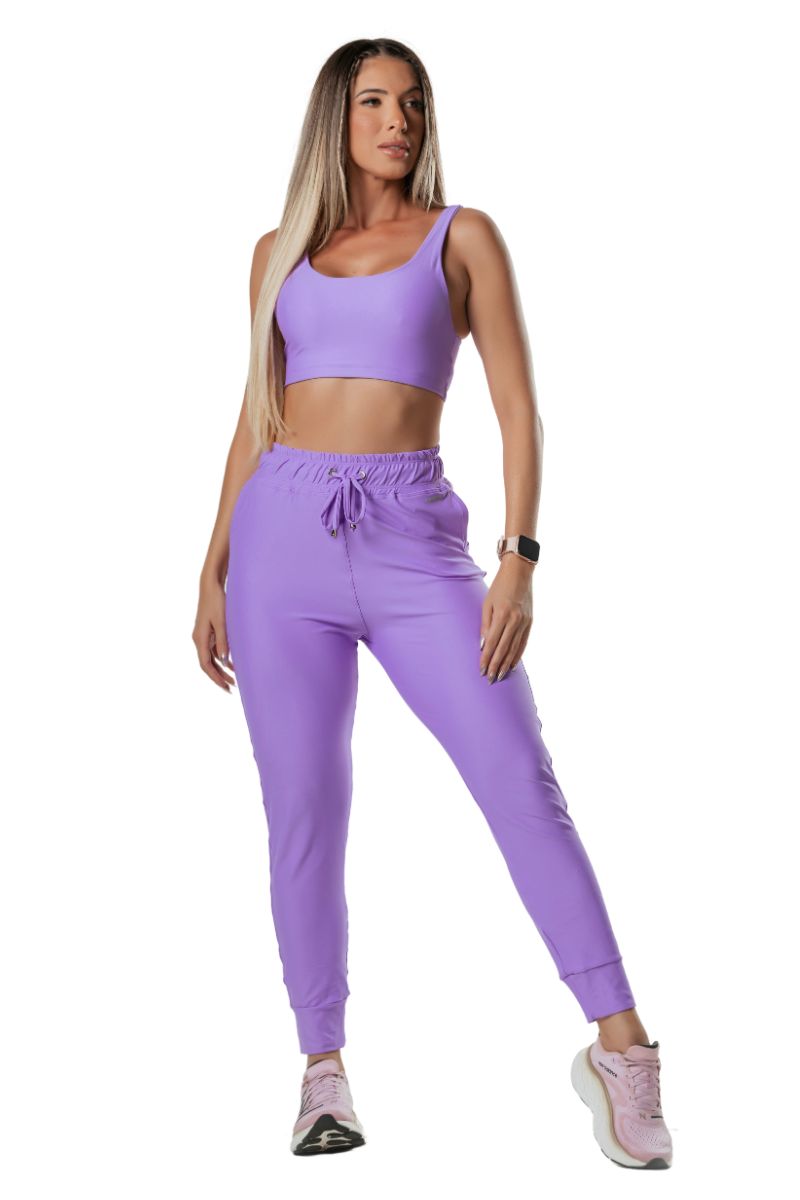 Garotafit - Conjunto Caracas Lavanda - FCS266HA