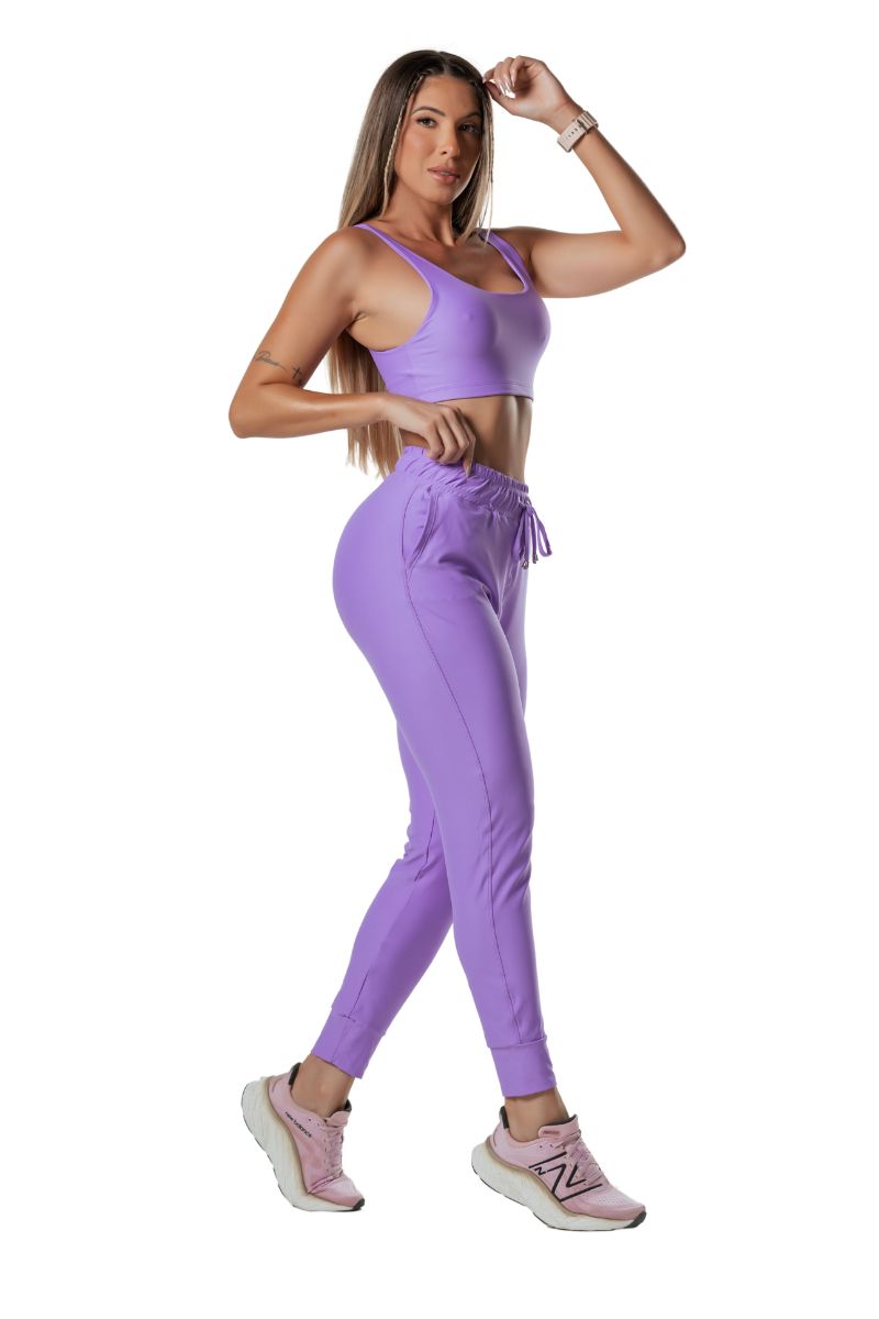 Garotafit - Conjunto Caracas Lavanda - FCS266HA