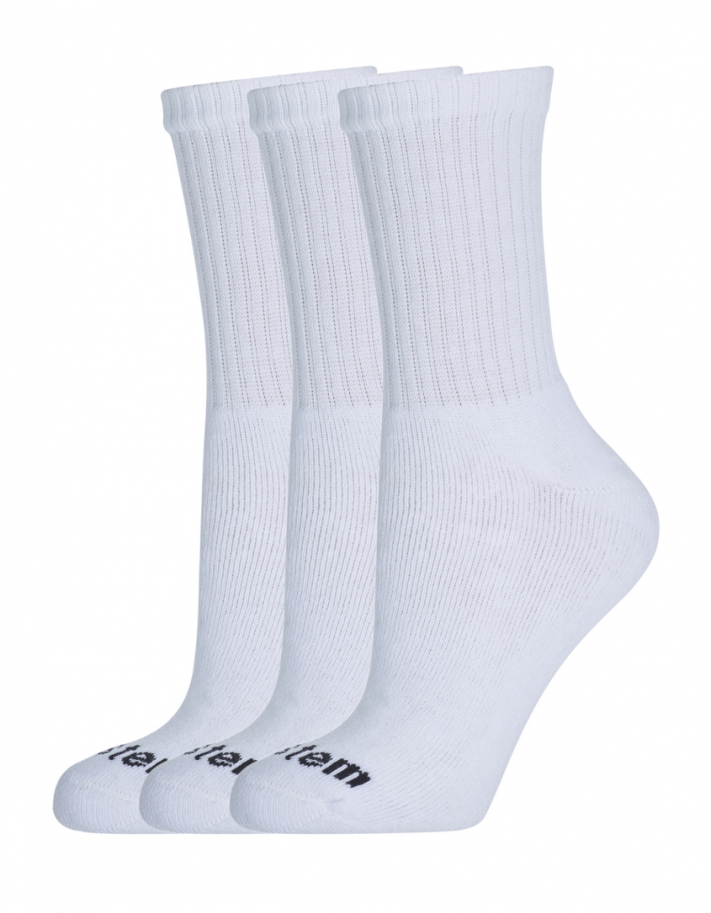 Vestem - Kit with 3 Long Socks Wear White - KITMEI10.C0001