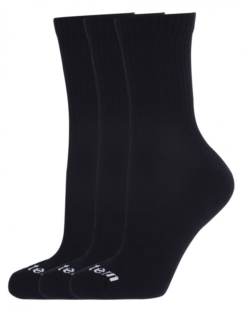 Vestem - Kit with 3 Long Socks Wear Black - KITMEI10.C0002