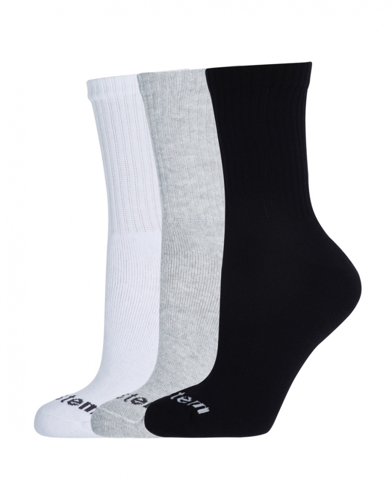 Vestem - Kit with 3 Long Socks Wear White and Black and Mixed - KITMEI10.C0178