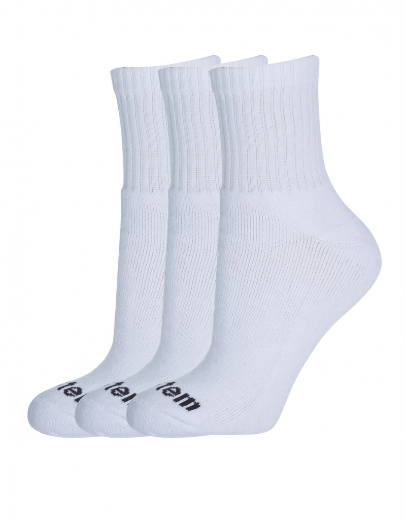 Vestem - Kit with 3 Short Socks Wear White - KITMEI11.C0001