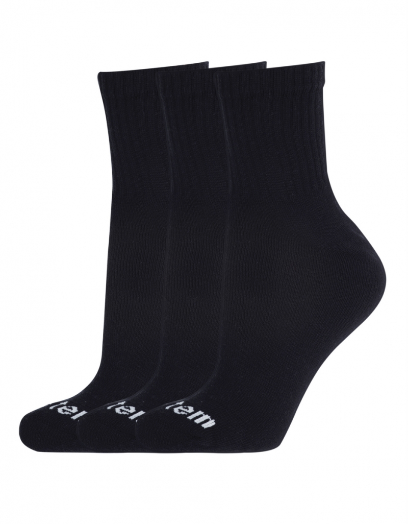 Vestem - Kit with 3 Short Socks Wear Black - KITMEI11.C0002