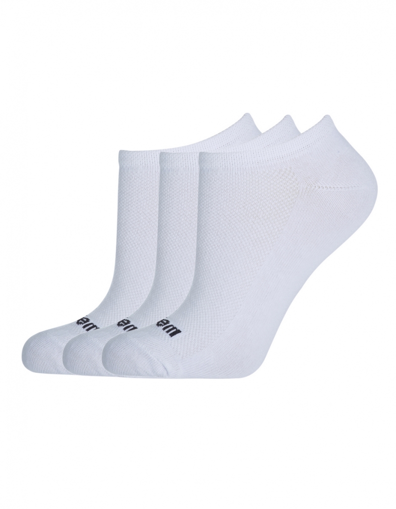 Vestem - Kit with 3 Invisible Towel Socks Wear White - KITMEI12.C0001