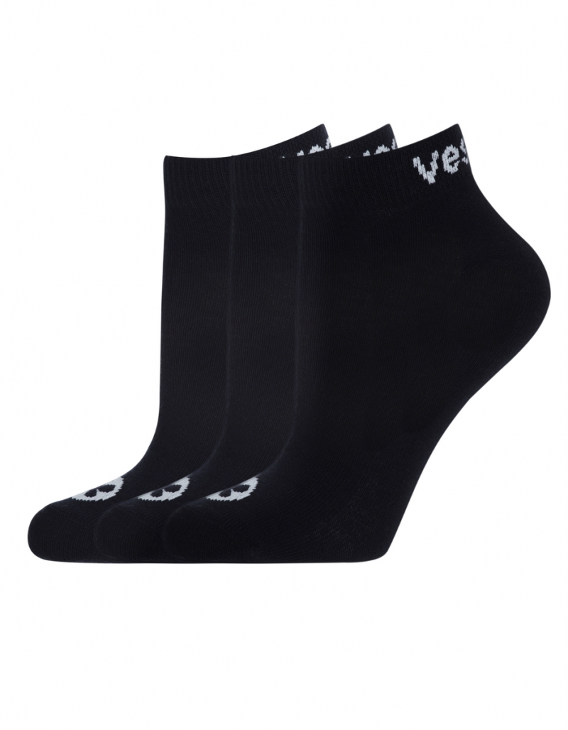 Vestem - Kit C/3 Socks Socket C/des Vestem Black - KITMEI13.C0002