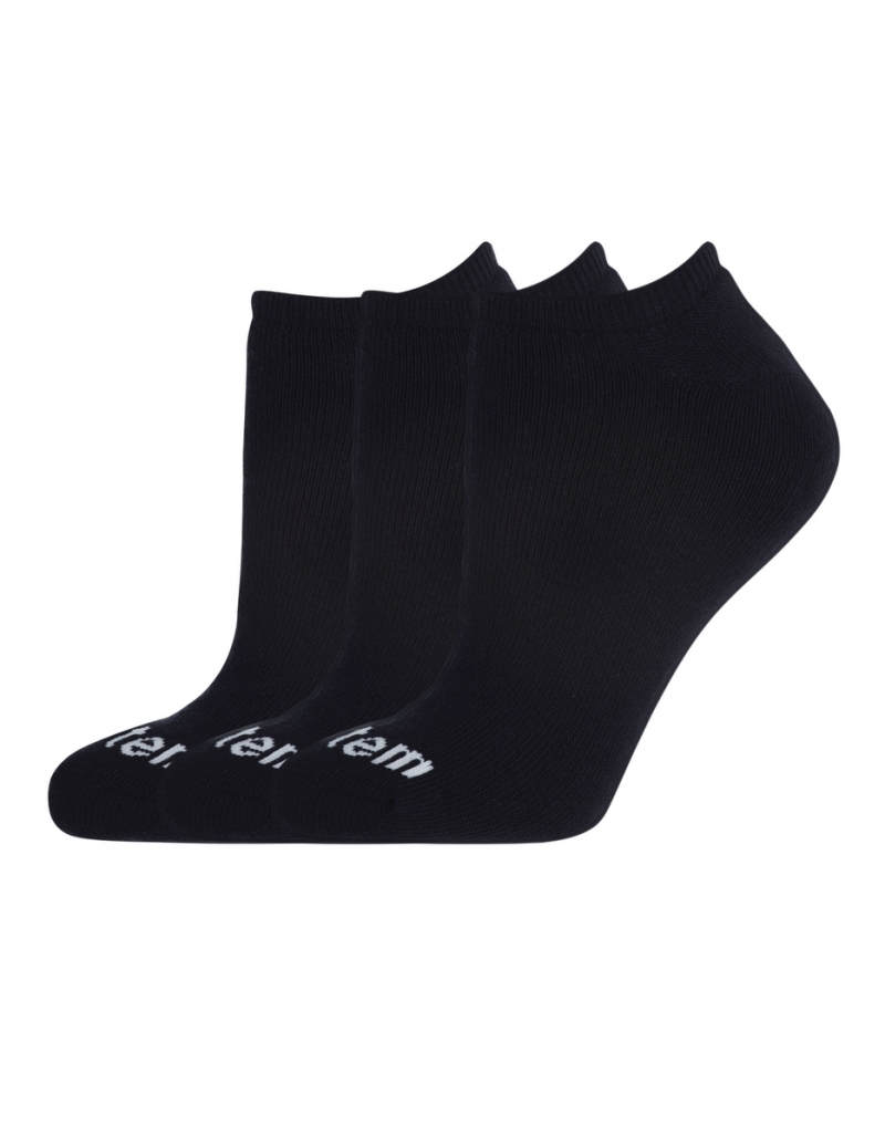 Vestem - Kit with 3 Invisible Socks Active Wear Black - KITMEI15.C0002