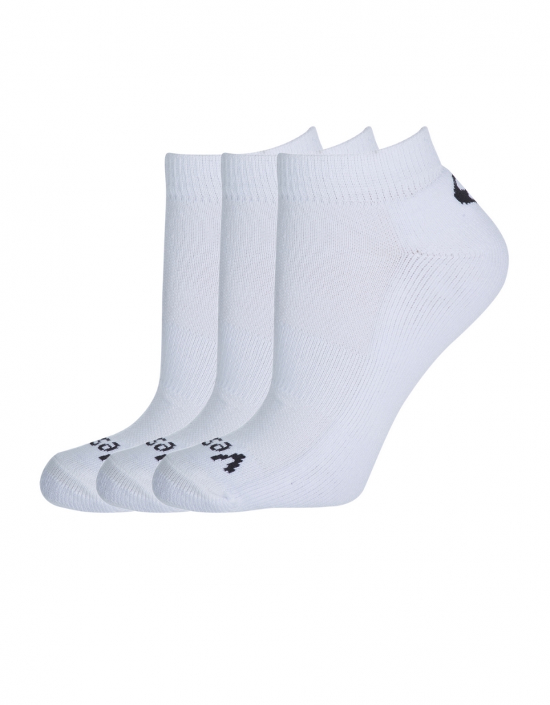 Vestem - Kit C/3 Running Socks Wear White - KITMEI16.C0001