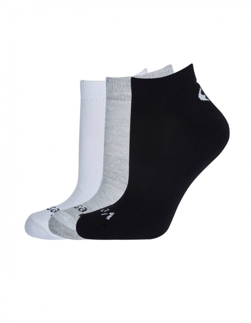 Vestem - Kit C/3 Running Socks Wear White and Black and Mixed - KITMEI16.C0178