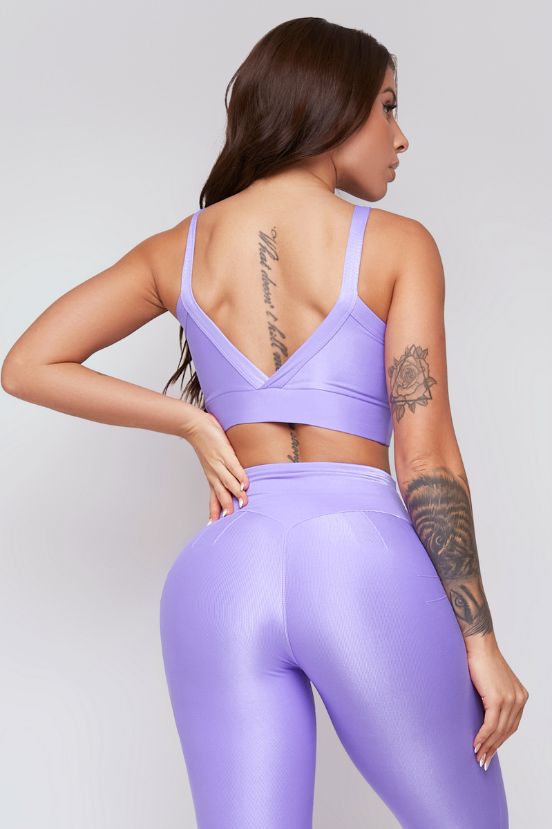 Lets Gym - Top Bright Lavender - 2141ALV