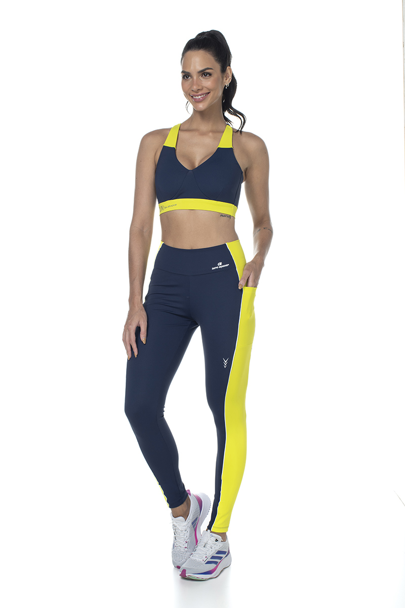 Zero Açucar - Run Ttank Navy Legging - 140619.113