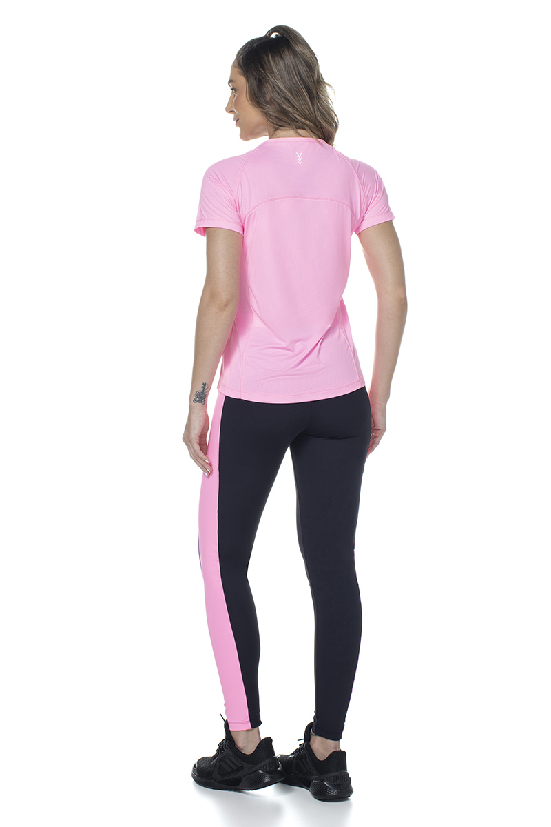 Zero Açucar - Run Braider T-Shirt Pink Confetti - 160705.1062