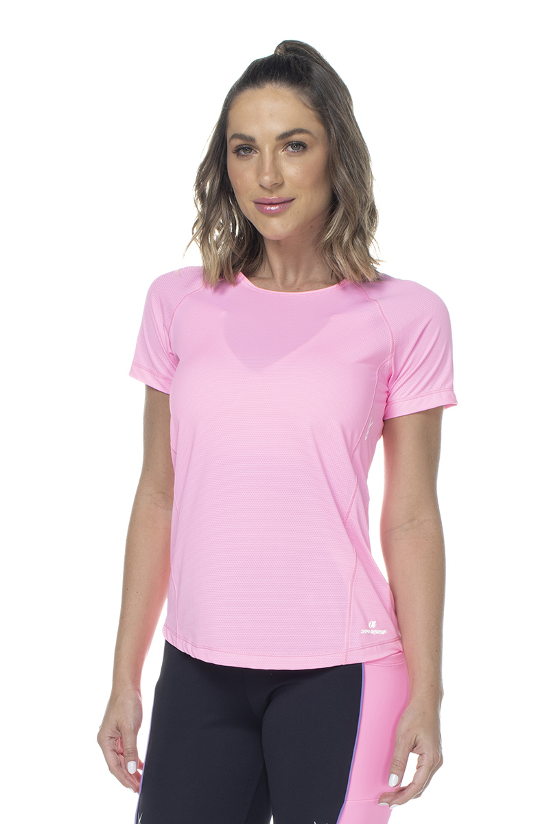 Zero Açucar - Run Braider T-Shirt Pink Confetti - 160705.1062