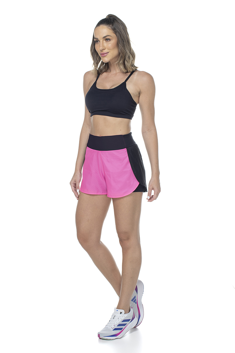 Zero Açucar - Run Ttank Pink Shorts - 110361.600