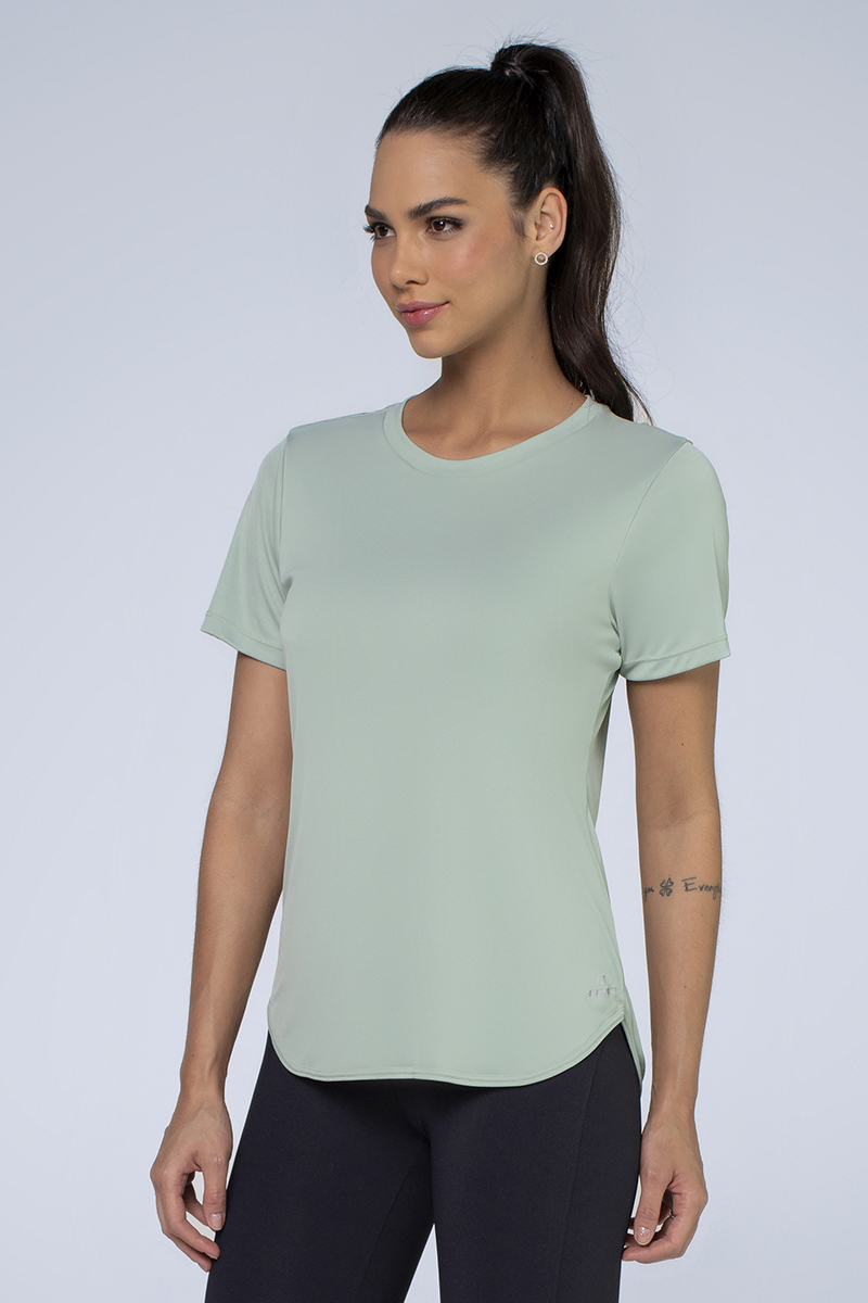 Zero Açucar - Detox Green Elongated T-Shirt - 160731.1051