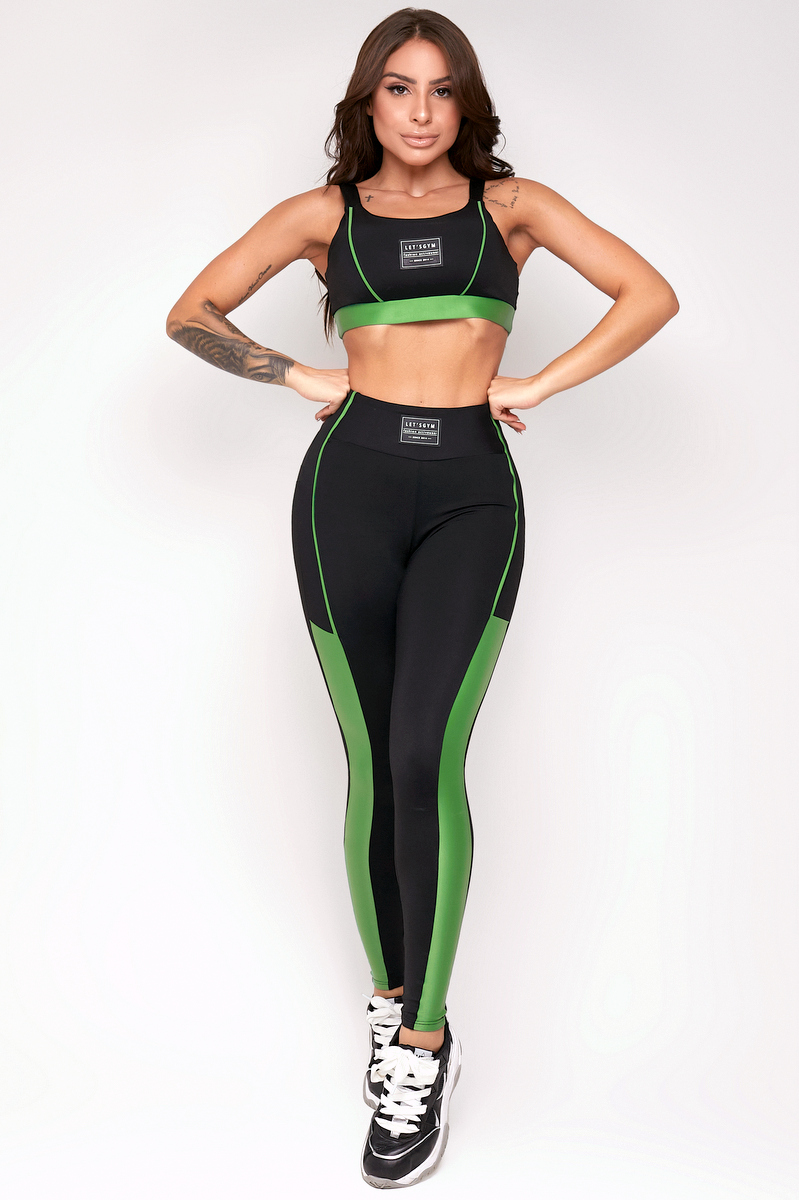 Lets Gym - Black Pulse Legging - 2290PT