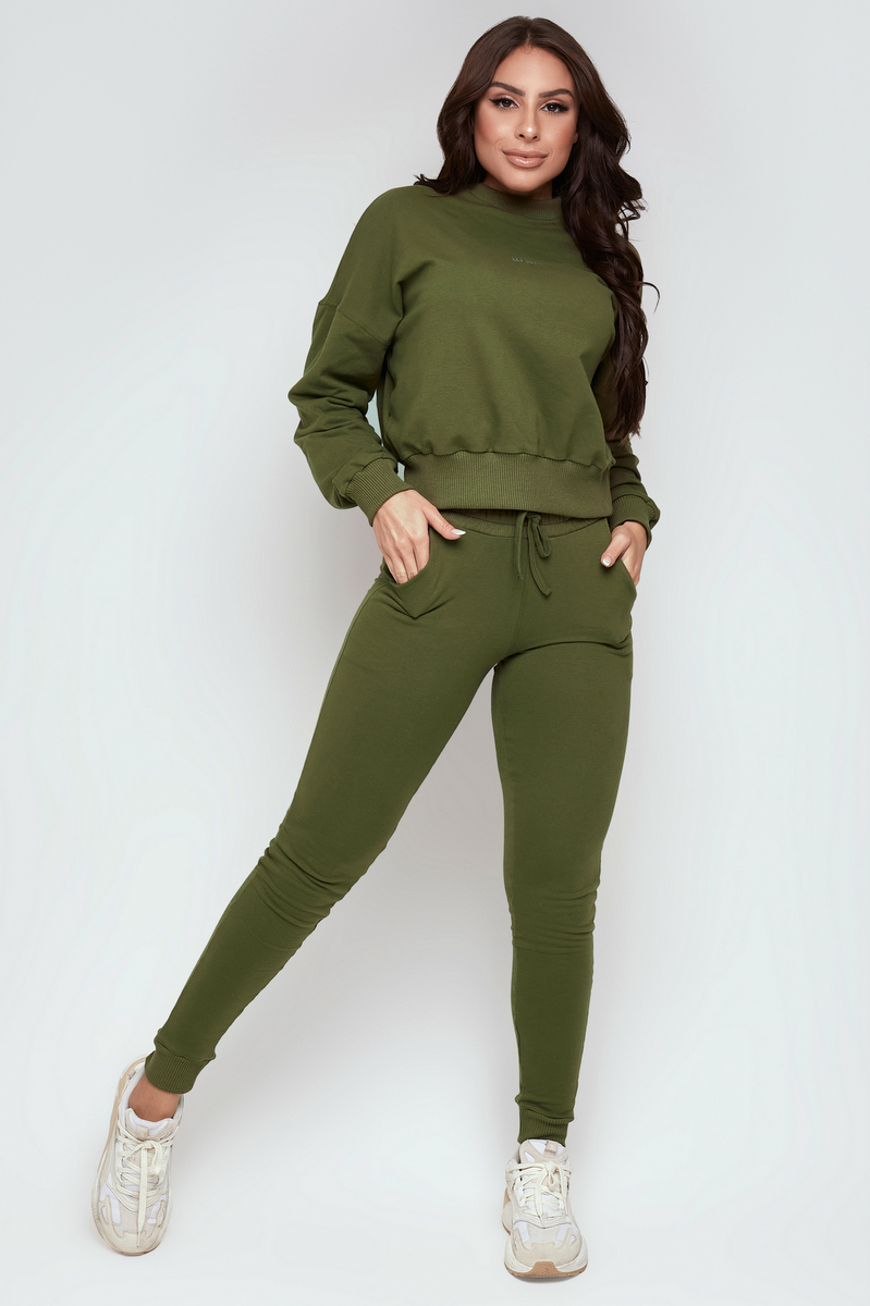 Lets Gym - Jogger Comfort Basic Verde Militar - 2355VDM