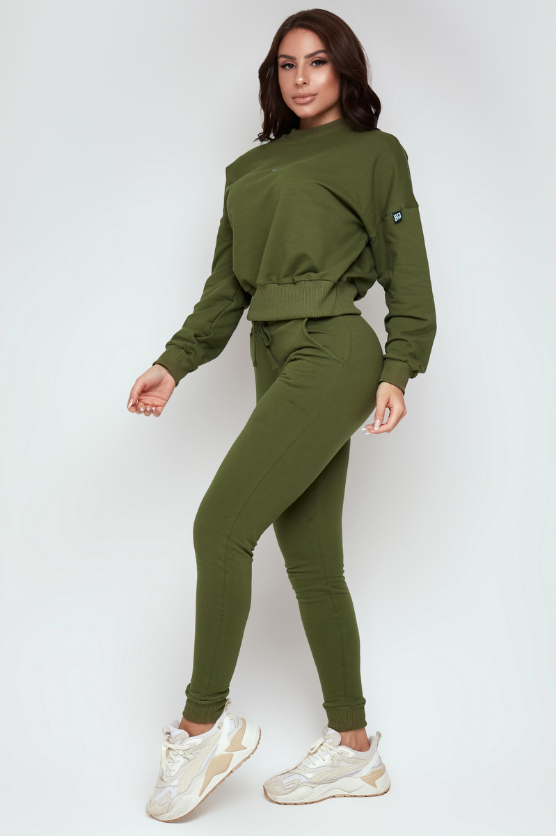 Lets Gym - Jogger Comfort Basic Verde Militar - 2355VDM