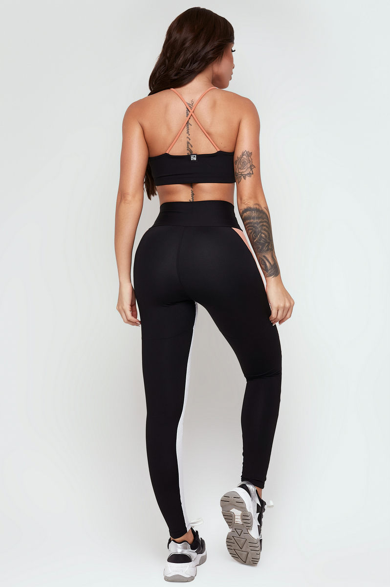 Lets Gym - Black Stimulus Legging - 2337PT