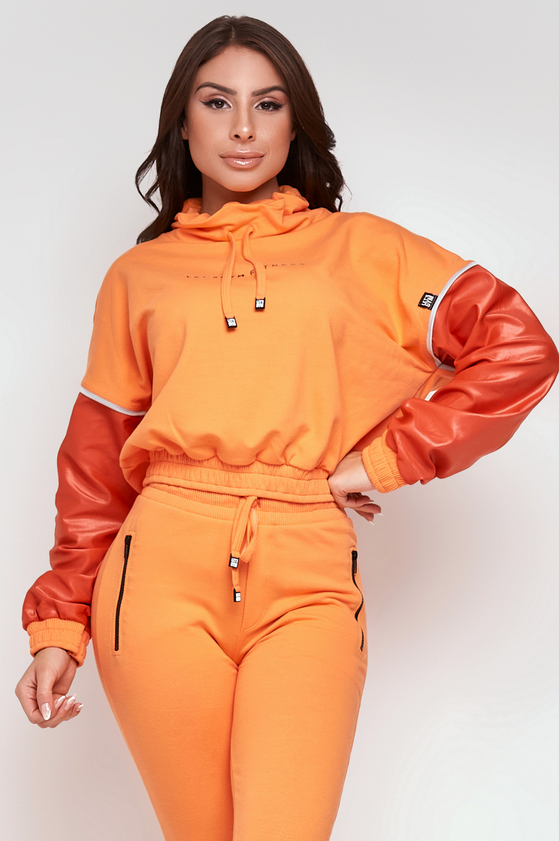 Lets Gym - Orange Hyper Comfortable Blouse - 1975AOR