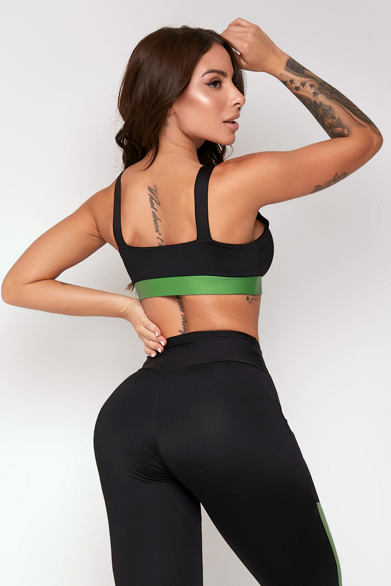 Lets Gym - Top Hardy Pulse Preto - 2289PT