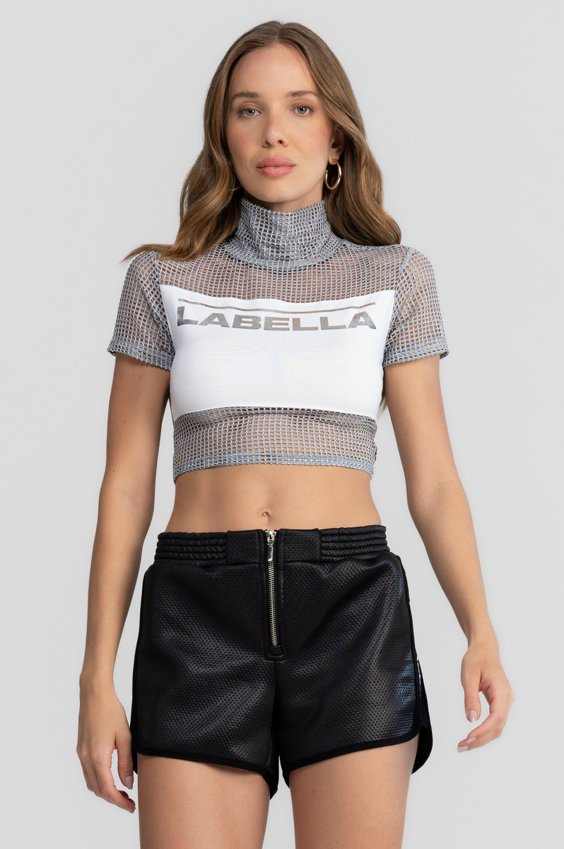 Labellamafia - Cropped Telinha Street Wear Mescla Labellamafia - 32427