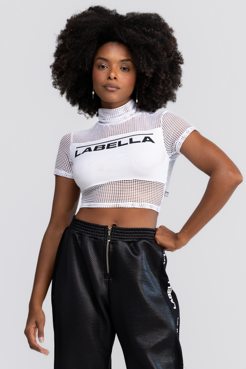 Labellamafia - Cropped Telinha Street Wear Branco Labellamafia - 32426