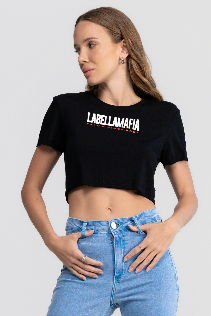 Labellamafia - Cropped Tees Preto Labellamafia - 32312