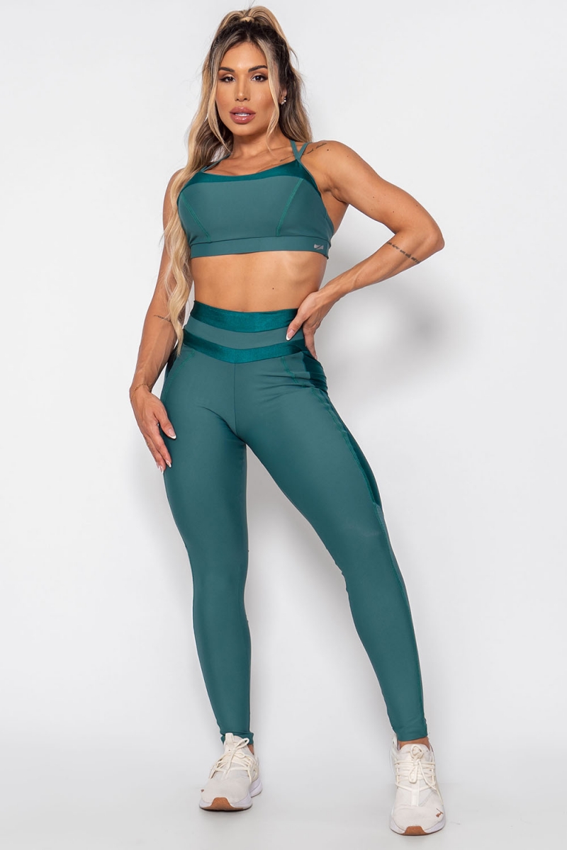 ZNG - GREEN CAMI PANTS - CIG721