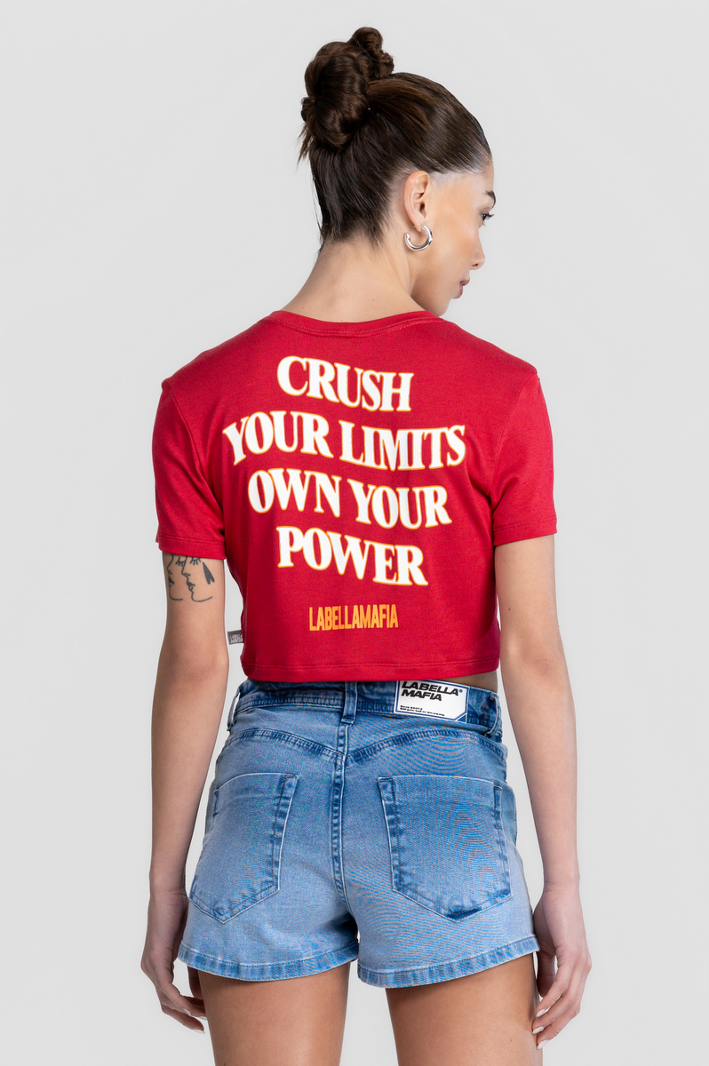 Labellamafia - Cropped Tees Vermelho Labellamafia - 32311