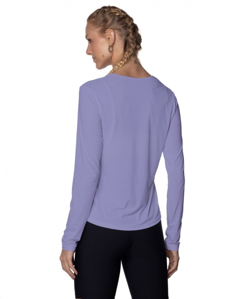 Vestem - Sasha Lilac Long Sleeve Dry Fit Shirt - BML421.ESS.C0023