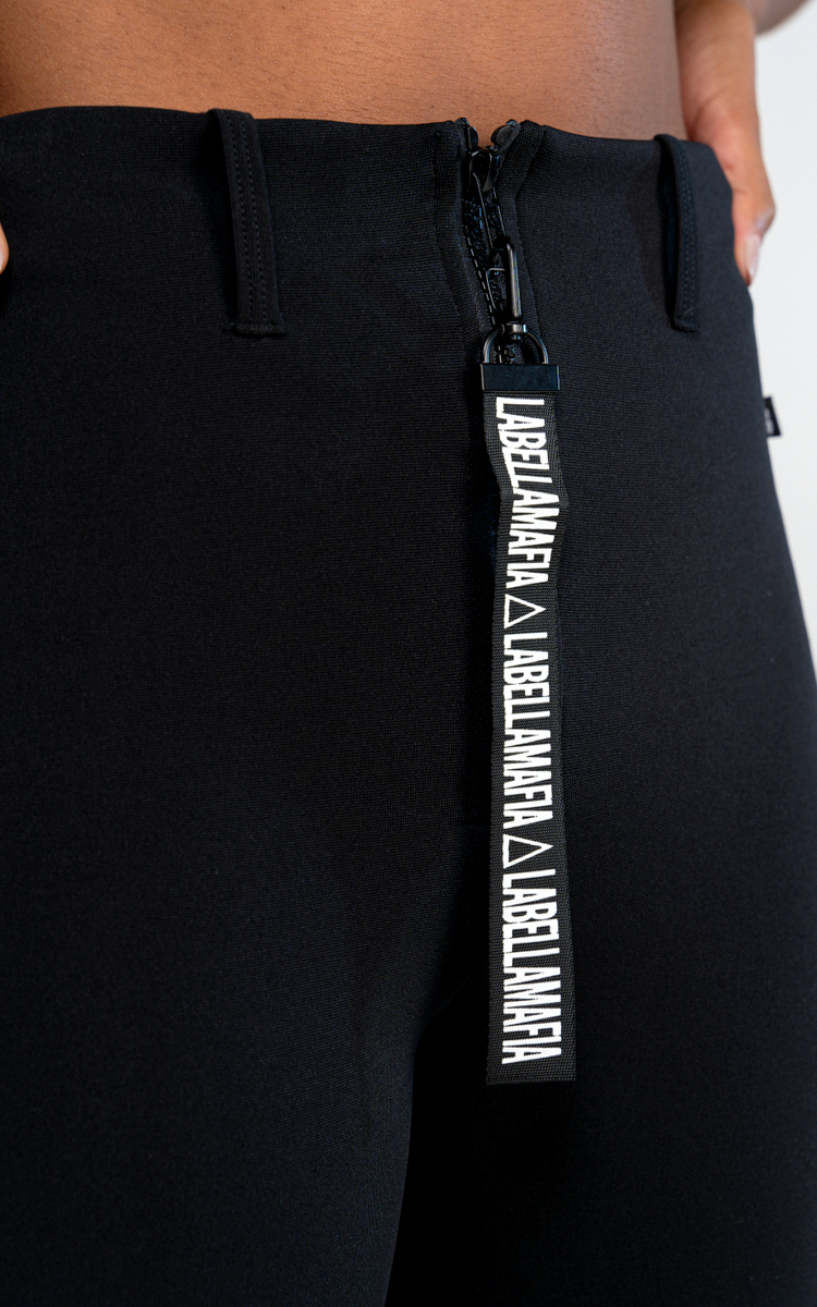 Labellamafia - Labellamafia Black Streetwear Pants - 32463