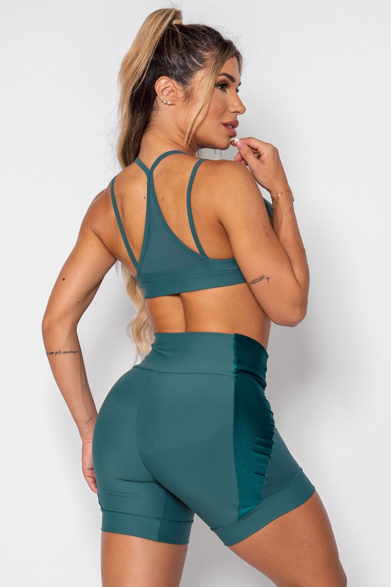 ZNG - SHORTS CAMI GREEN - SHO197