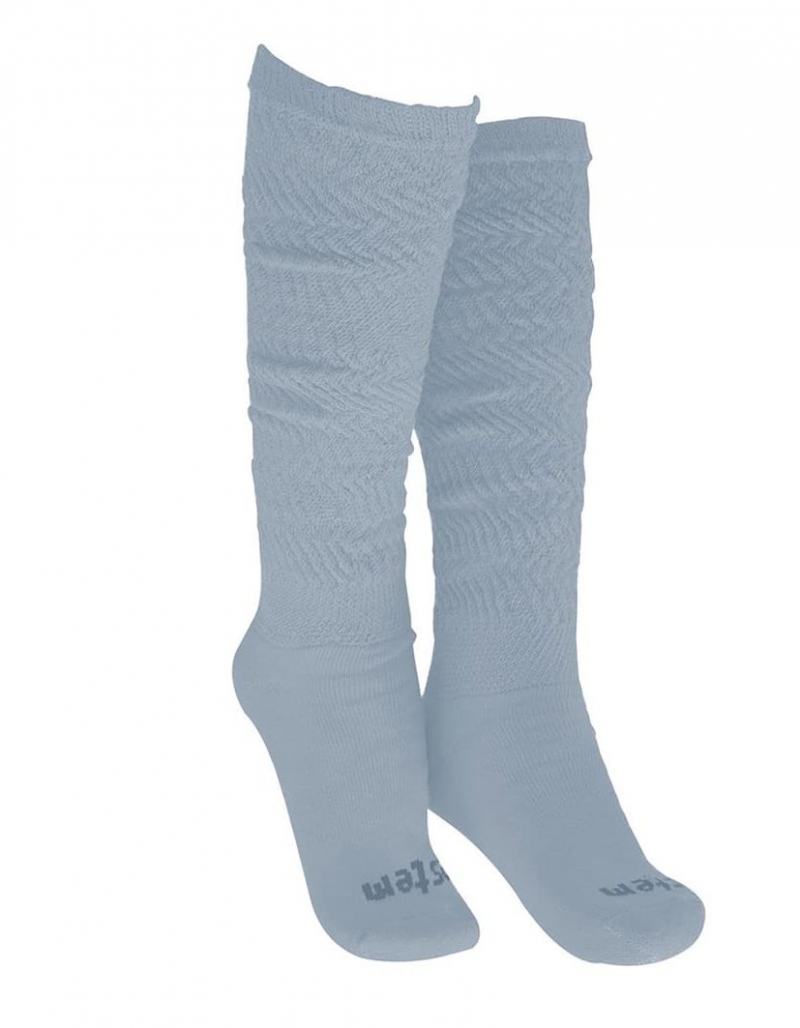 Vestem - Drizzle Blue Long Aerobics Socks - MEI04.C0244