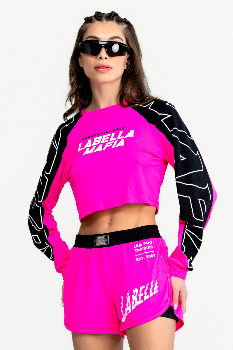 Labellamafia - Cropped Hardcore Ladies pink Labellamafia - 32271