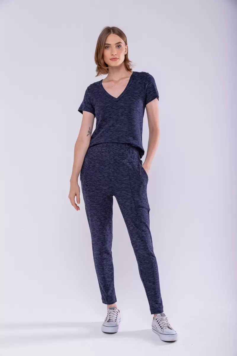 Hidrogênio - NAVY V-NECK BLOUSE - 19939004 Hidrogênio - NAVY V-NECK BLOUSE - 19939004