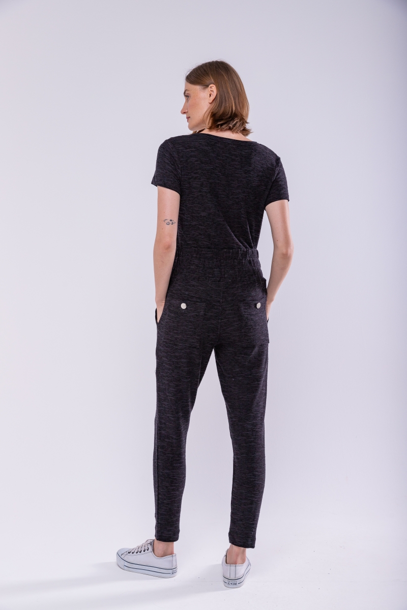 Hidrogênio - JOGGER PANTS WITH ELASTIC WAISTBAND LOURDES BLACK - 19367001