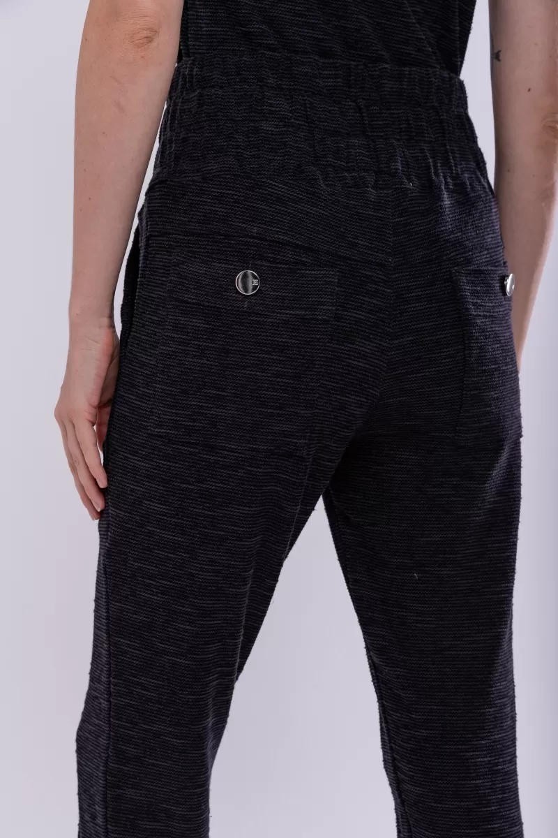 Hidrogênio - JOGGER PANTS WITH ELASTIC WAISTBAND LOURDES BLACK - 19367001 Hidrogênio - JOGGER PANTS WITH ELASTIC WAISTBAND LOURDES BLACK - 19367001