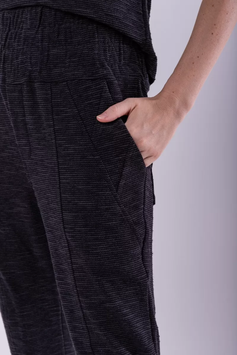Hidrogênio - JOGGER PANTS WITH ELASTIC WAISTBAND LOURDES BLACK - 19367001 Hidrogênio - JOGGER PANTS WITH ELASTIC WAISTBAND LOURDES BLACK - 19367001
